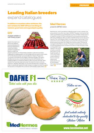 We present our Best Melon supply chain project with Dafne F1 melon